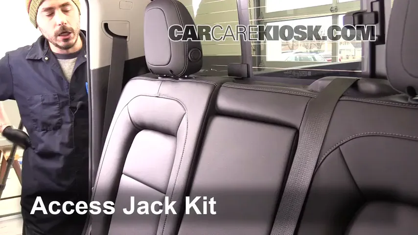 2016 GMC Canyon SLT 3.6L V6 Crew Cab Pickup Neumáticos y ruedas Cambiar un neumático pinchado